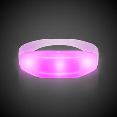 LED Pink Stretchy Bangle Bracelet