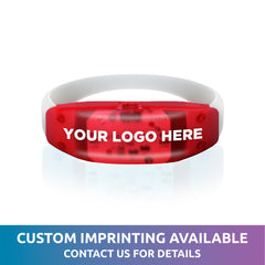 LED Red Stretchy Bangle Bracelet