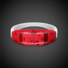 LED Red Stretchy Bangle Bracelet