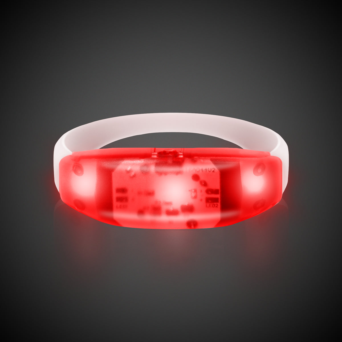 LED Red Stretchy Bangle Bracelet