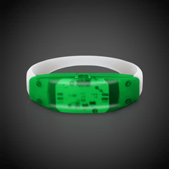 LED Green Stretchy Bangle Bracelet