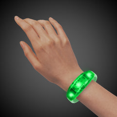 LED Green Stretchy Bangle Bracelet