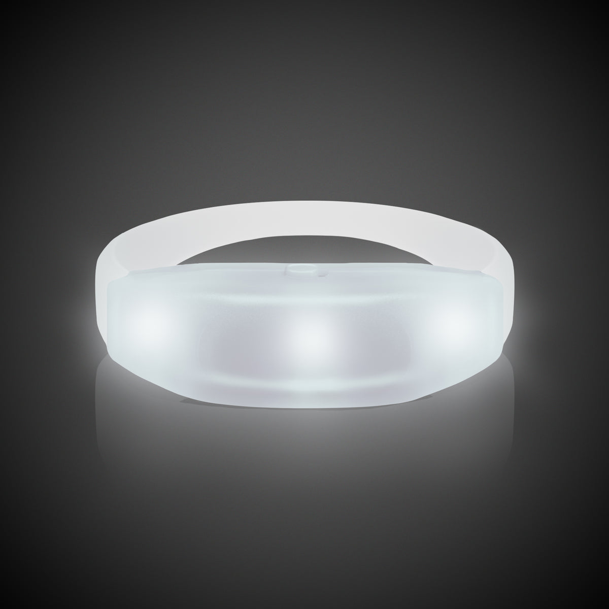 LED White Stretchy Bangle Bracelet