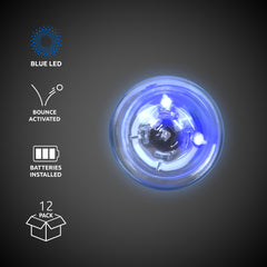 Blue LED Bounce Balls