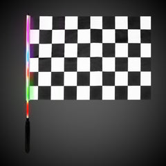 LED Checkered 12" x 18" Flag