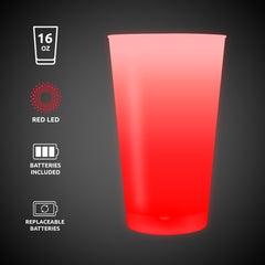 Red LED 16 oz. Cup