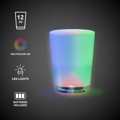 LED White 12 oz. Cup