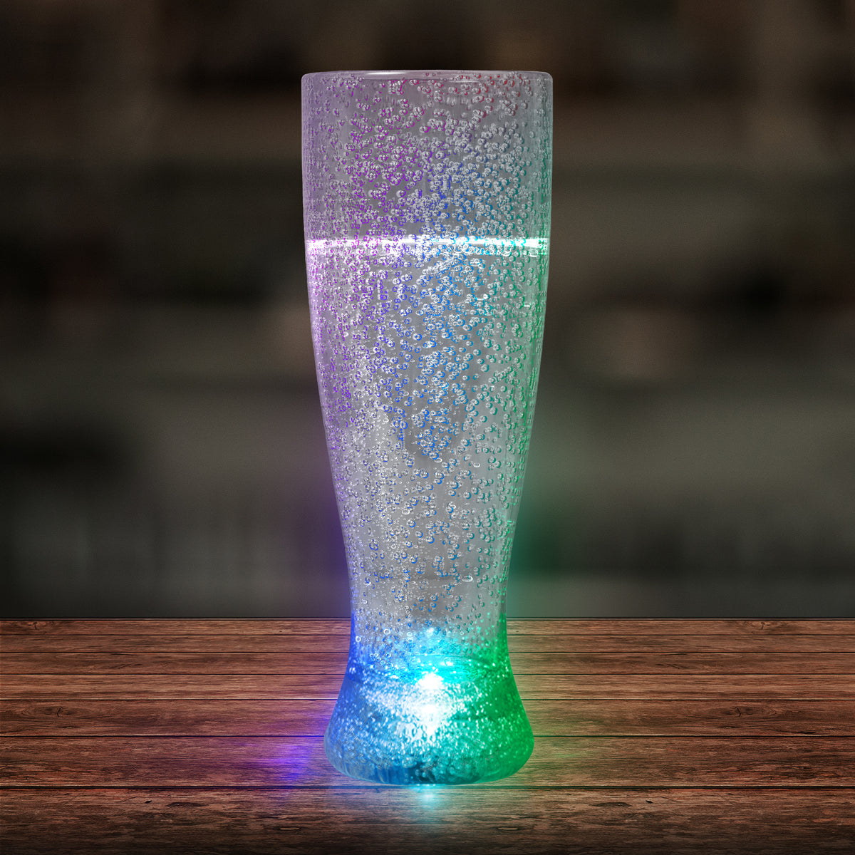 LED Bubble 24 oz. Pilsner Glass