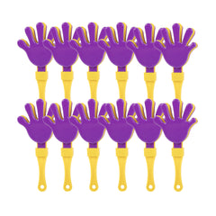 Purple & Yellow Hand Clappers