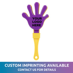 Purple & Yellow Hand Clappers
