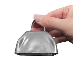 Silver Metal Cowbells