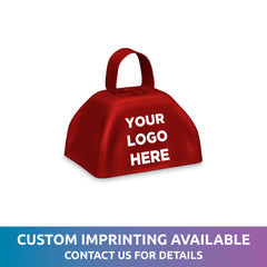 Red Metal Cowbells