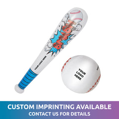 LED Inflatable Baseball & Bat Set