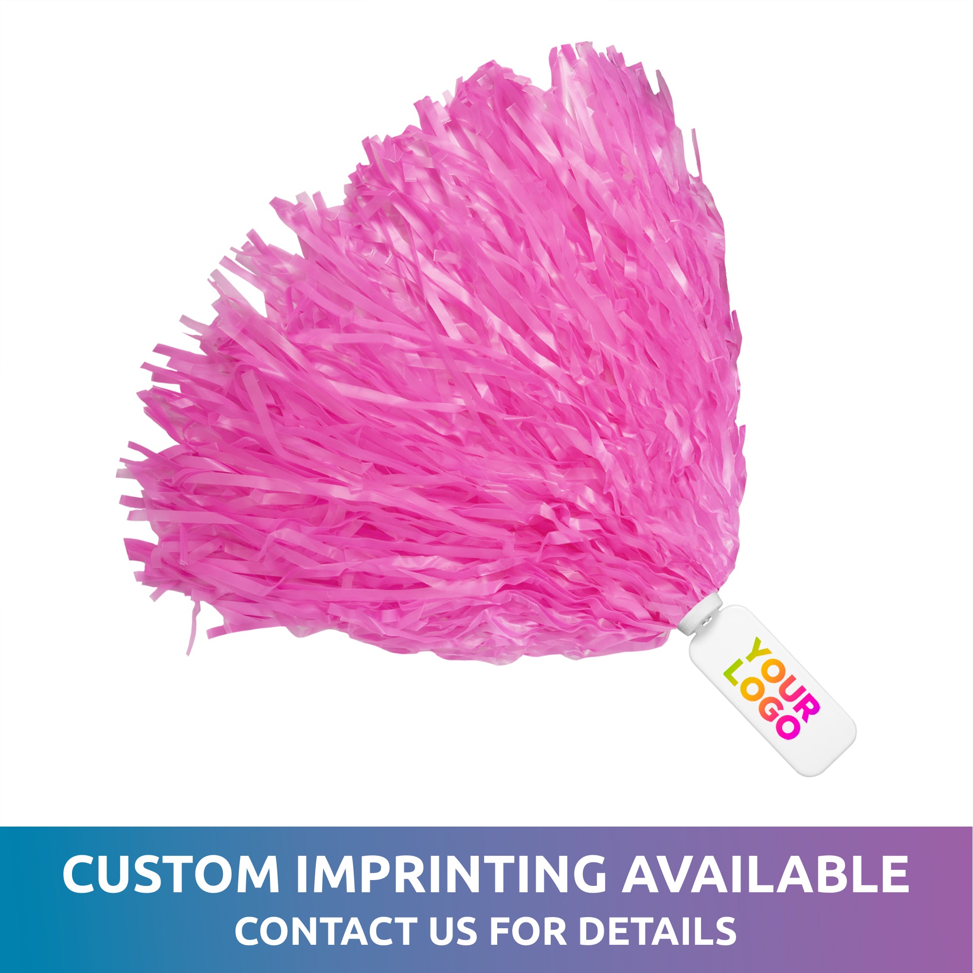 Pink Spom Pink Pom Poms - 12 Pack – Windy City Novelties