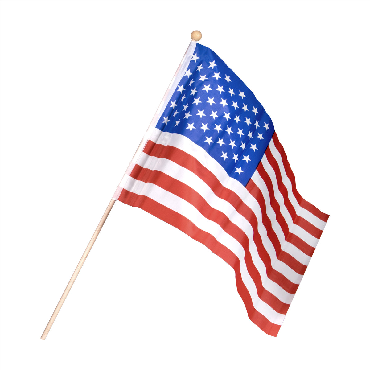 American 12"x18" Cloth Flags