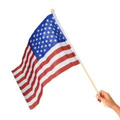 American 12"x18" Cloth Flags