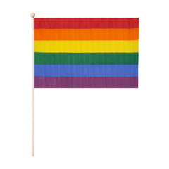 Rainbow Pride 12"x18" Cloth Flags
