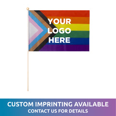 Progress Pride Rainbow 12" x 18" Flags