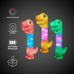 LED Dinosaur Pop Fidgets Retail Display