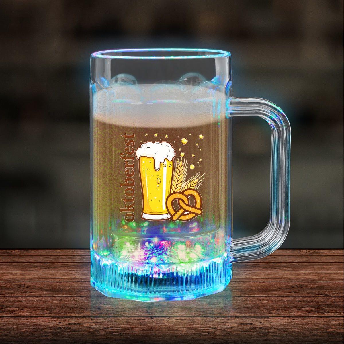 LED Oktoberfest 16 oz. Beer Mug