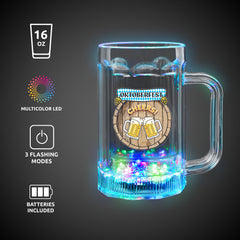 LED Oktoberfest Cheers 16 oz. Beer Mug