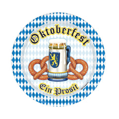 Oktoberfest Pretzels 9" Plates