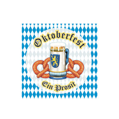 Oktoberfest Pretzels Lunch Napkins