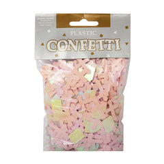 Pink Cross Confetti