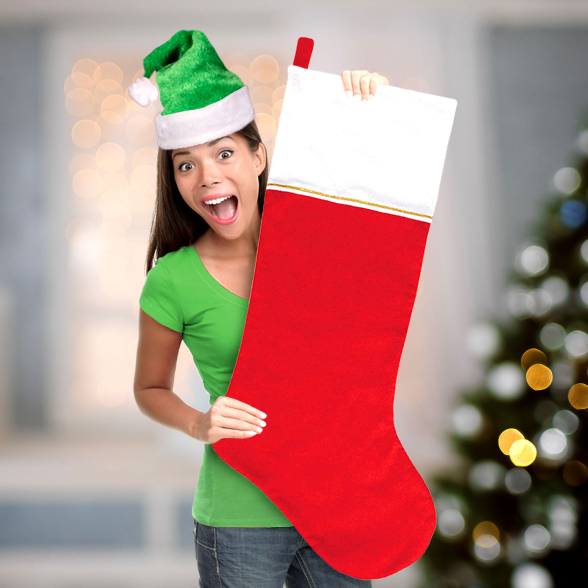 Jumbo Felt 34" Christmas Stocking