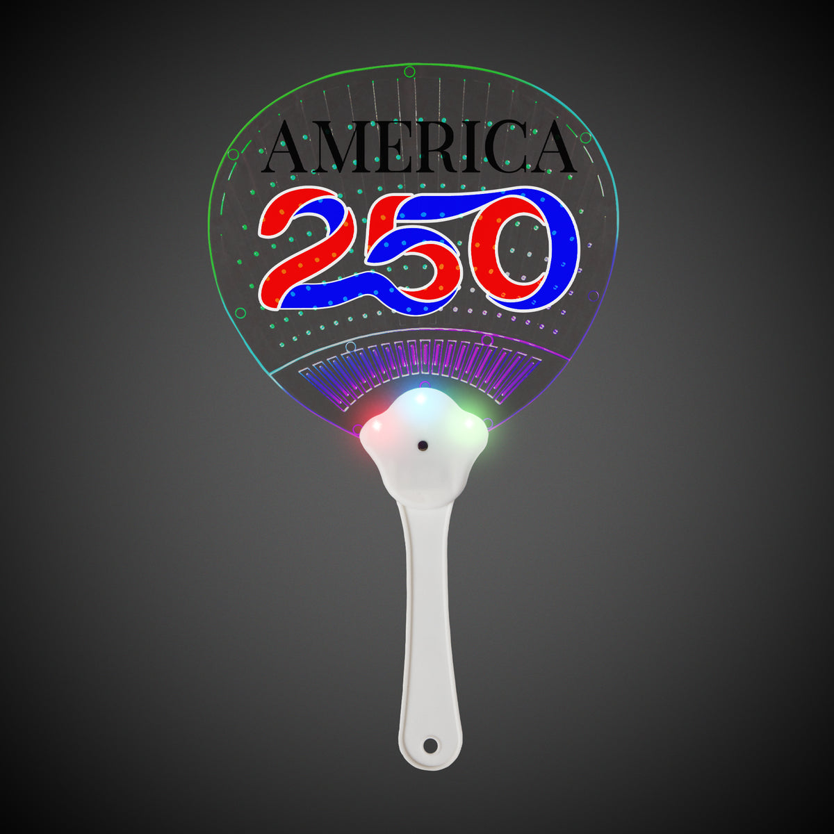 America 250 LED Hand Fan