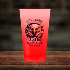 250th Anniversary Red LED 16 oz. Cup