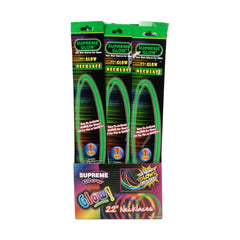 Green Glow Necklaces Retail Counter Display