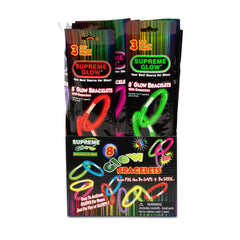 Assorted Glow 8" Bracelets Retail Counter Display