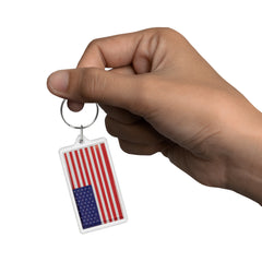 American Flag Keychains