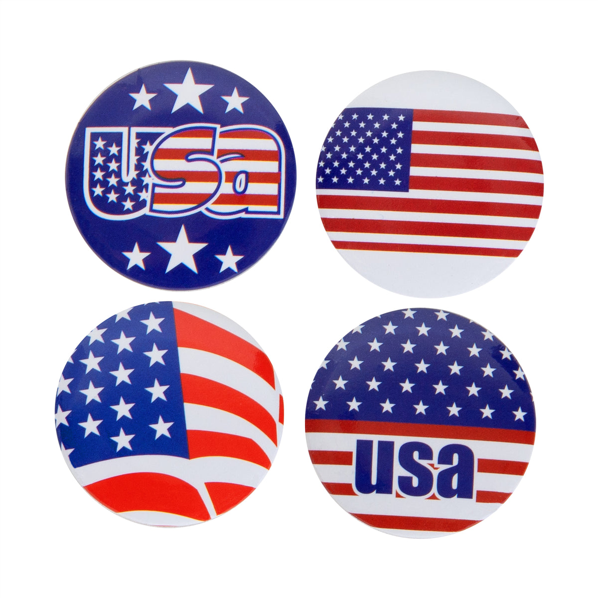USA Patriotic Buttons