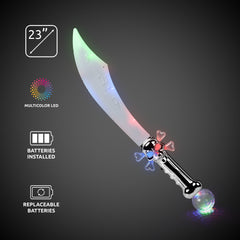 LED Pirate 23" Prism Ball Sword