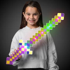 LED Mardi Gras Pixel Sword