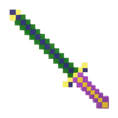 LED Mardi Gras Pixel Sword