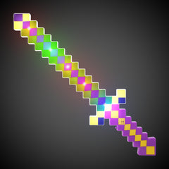 LED Mardi Gras Pixel Sword