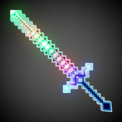 LED Blue Pixel Sword