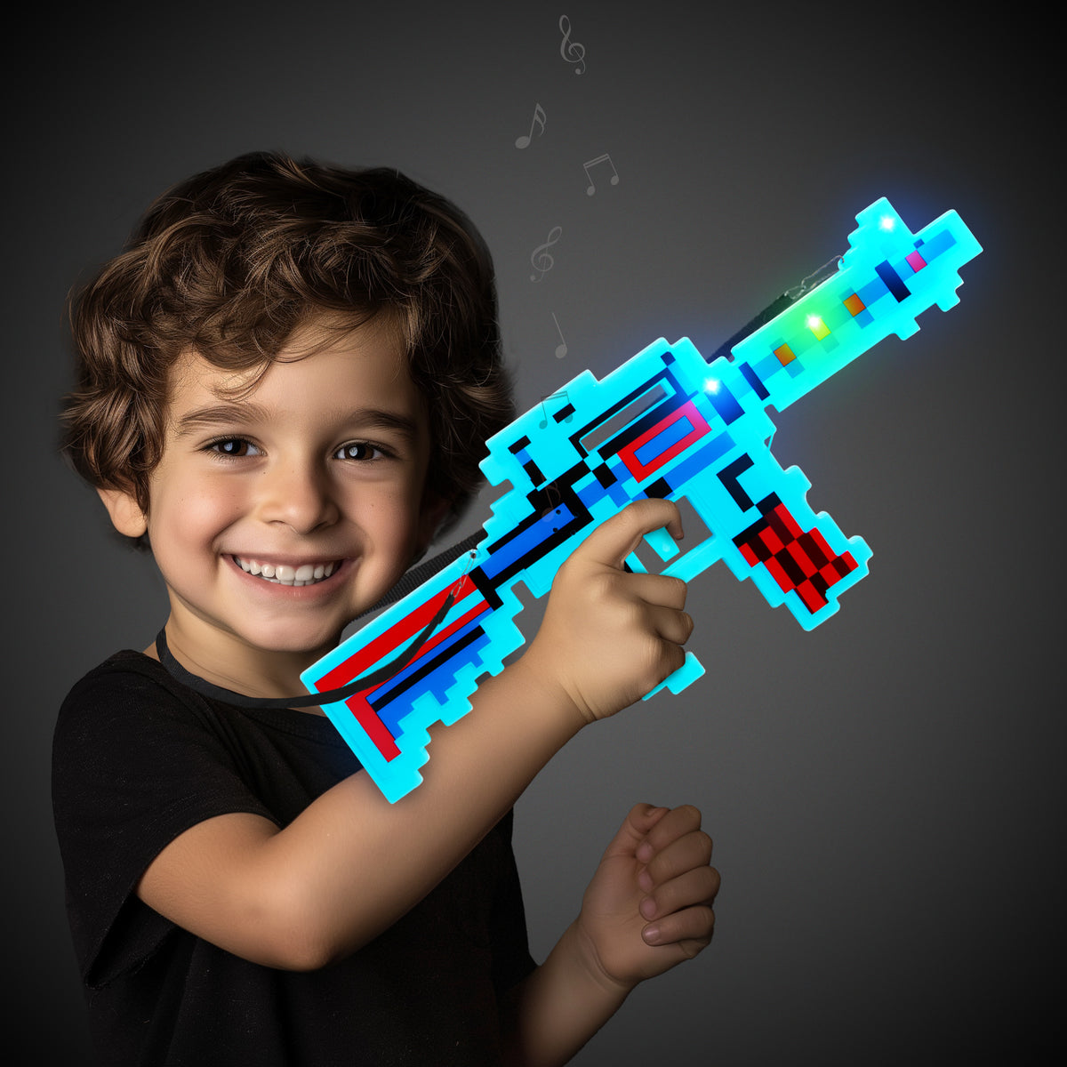 LED Pixel Machine Guns with Sound