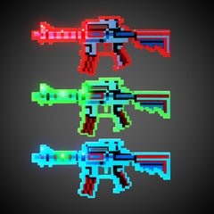LED Pixel Machine Guns with Sound
