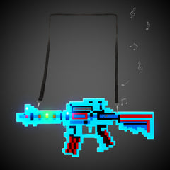 LED Pixel Machine Guns with Sound