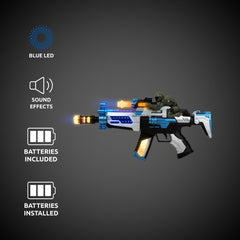 Toy Machine Gun with Military Figure