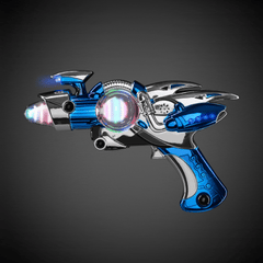 LED Blue or Red Space Flash Blaster Gun