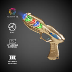 LED Spinning Orb Gun