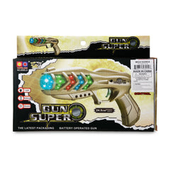 LED Spinning Orb Gun