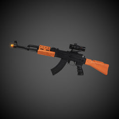 LED AK7744B Toy Rifle