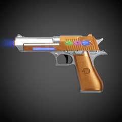 LED Plated Laser Pistol