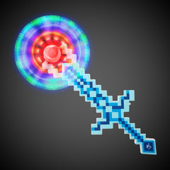 Blue LED Pixel Windmill Sword